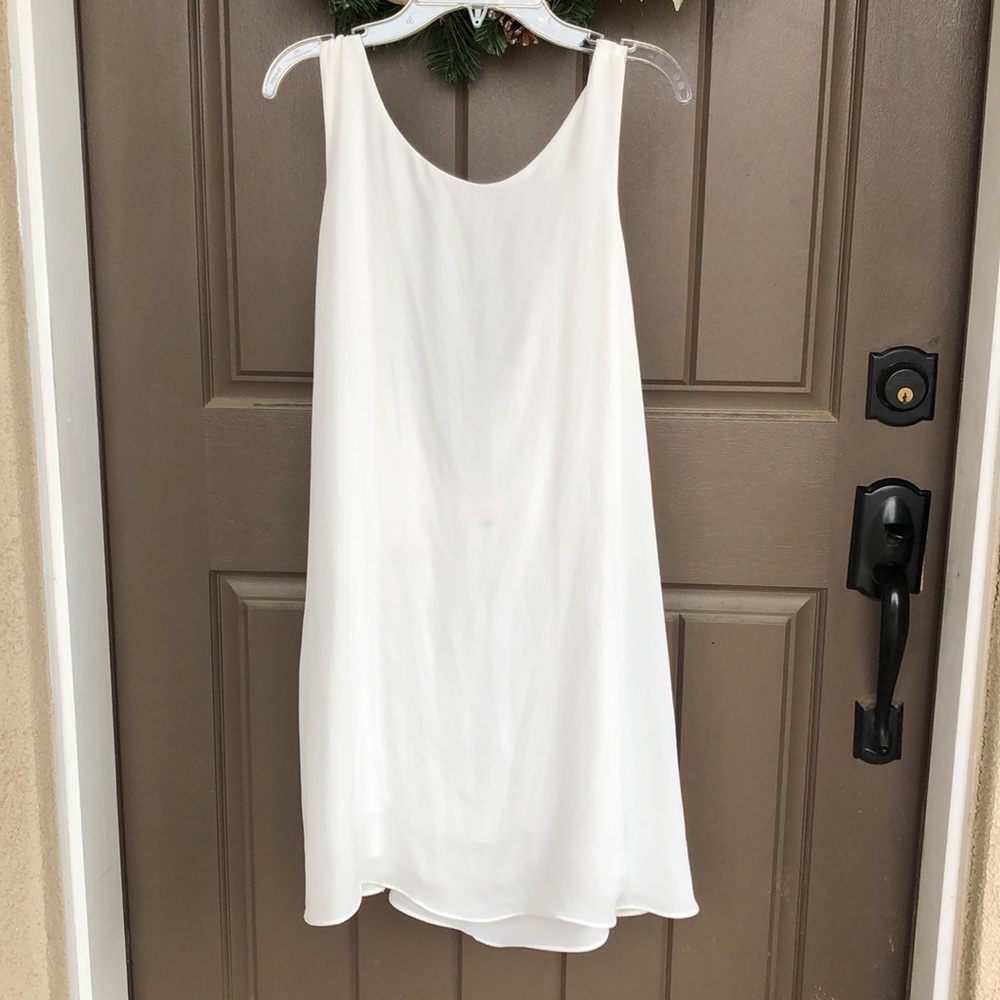 Elegant Open Back Mini Dress